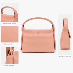 Bag Shoppe Women Pink Lizzie Soft Mini Handbag - Delightful Feminine Mini Bag for Girls, College & Daily Use