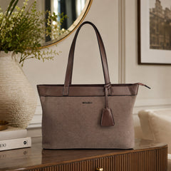 Bag Shoppe Women Brown Big Size Handbag - Spacious Everyday Bag for Office, Travel & Daily Use