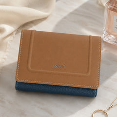 Bag Shoppe Women Brown Wallet - Compact Everyday Wallet for Cards, Cash & Daily Use
