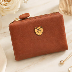 Bag Shoppe Women Brown Wallet - Compact Everyday Wallet for Cards, Cash & Daily Use