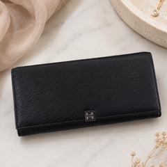 Bag Shoppe Women Black Wallet - Compact Everyday Wallet for Cards, Cash & Daily Use