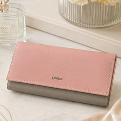Bag Shoppe Women Pink Wallet - Compact Everyday Wallet for Cards, Cash & Daily Use