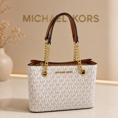Michael Kors Signature Chain Tote Bag – Luxury Meets Everyday Elegance