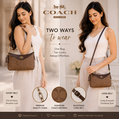 Coach Signature Crossbody Sling Bag – Elegant Everyday Essential