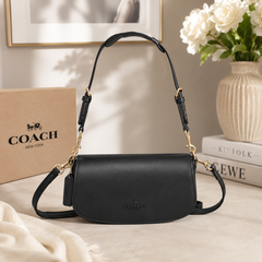 Bag Shoppe Sling Bag for Women - Compact Shoulder Purse with Adjustable Strap & Gold-Tone Hardware