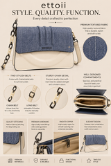 Ettoii Textured Crossbody Purse